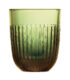 Sklenice OUESSANT 0,29L, zelená|olive - Sklenice La Rochere - sklo s francouzským šarmem pro vaše nápoje. Vyberte si z lisovaného skla nebo křišťálu, které má jedinečný vzhled a pocit. Různé kolekce a dekory vás nadchnou svou historií a kulturou. Sklenice La Rochere jsou odolné, kvalitní a vhodné do myčky. Objednejte si ještě dnes a užijte si francouzskou eleganci a kvalitu. Kolekce Ouessant od La Rochere je moderní a elegantní skleněné nádobí s lesklým reliéfním vzorem, inspirované bretonskou kulturou a přírodou, ideální pro servírování zmrzliny, dezertů, koktejlů a dalších nápojů.