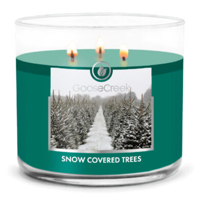 Svíčka 0,41 KG SNOW COVERED TREES, aromatická v dóze, 3 knoty  (ZGC-GC151021)