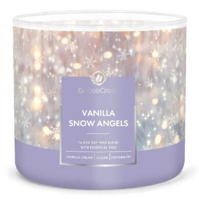 Svíčka 0,41 KG VANILLA SNOW ANGELS, aromatická v dóze, 3 knoty  (ZGC-GC151239)