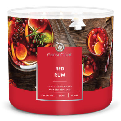 Svíčka 0,41 KG RED RUM, aromatická v dóze, 3 knoty  (ZGC-GC151414)