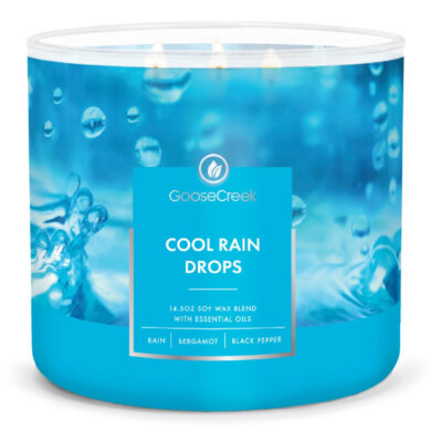 Svíčka 0,41 KG COOL RAIN DROPS, aromatická v dóze, 3 knoty  (ZGC-GC15621)