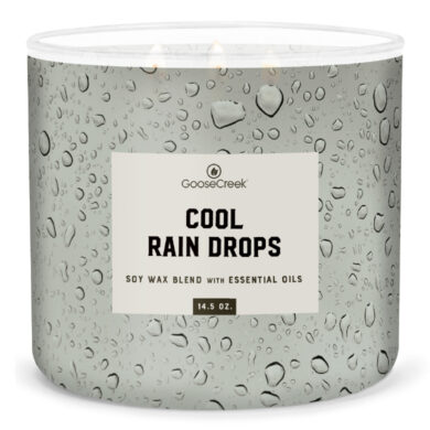 Svíčka MEN'S COLLECTION 0,41 KG COOL RAIN DROPS, aromatická v dóze, 3 knoty  (ZGC-MC15621)