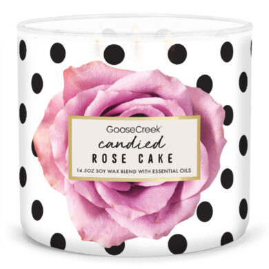Svíčka 0,41 KG CANDIED ROSE CAKE, aromatická v dóze, 3 knoty  (ZGC-VD151462)
