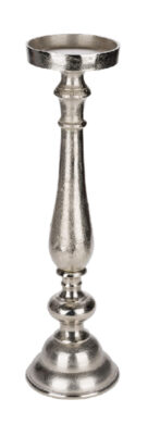 Svícen, stříbrná, 15x55cm  (ZGE-22002259)