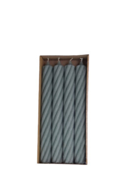Svíčka TWIST pr.2,8x25cm, smaragd, box 4ks  (ZWE-139TR250281UK81)