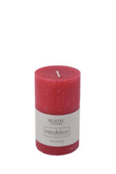 Svíčka ED RUSTIC pr.60x100 mm, červená|red