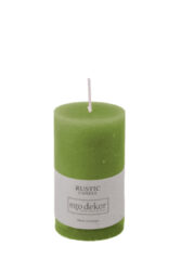 Svíčka ED RUSTIC pr.60x100 mm, zelená|green - Dekorativní svíčka pro dokonalý interiér.