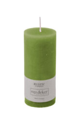 Svíčka ED RUSTIC pr.60x140 mm, zelená|green - Dekorativní svíčka pro dokonalý interiér.
