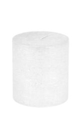 Svíčka ED Rustic pr.100x110mm, white | bílá - Popis se připravuje - možno na dotaz