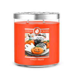 Svíčka HALLOWEEN 0,45 KG GHOST TREATS, aromatická v dóze KP, 2 knoty - Halloweenská kolekce aromatických svíček s délkou hoření až 60 hodin.