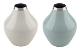 Váza kovová, tyrkysová, pr.16,5x20cm, 2T - Vzyasklenicezeskla,keramikyakovujsou krsnvnon dekorace. Vyberte si z rznch styl, barev a tvar. Objednejte si jet dnes!