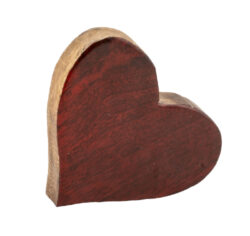 Srdce, dřevo, červená, 16x16x4cm - Objevte irokou kolekci stojatch dekorac pro v domov. Kvalitn materily a originln design. Inspirujte se na naem e-shopu.