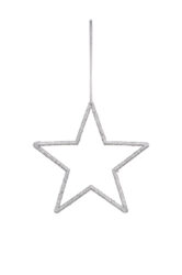 Závěs hvězda, stříbrná, 12x12cm - Zvsn dekorace z kvalitnch materil pro oiven interiru. Npadit, originln a udriteln. Skvl drek i dekorace. Objednejte si jet dnes!