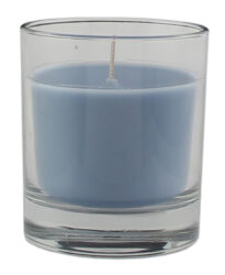 Svíčka ve skle SILEA DOVE, pr. 8cm, modrá - Krsn dekorativn svka